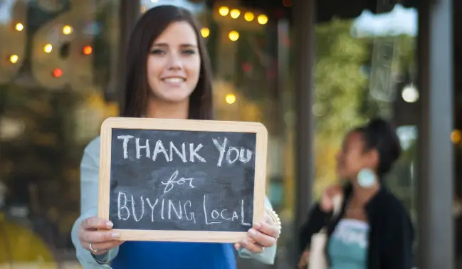 Thank you for buying local